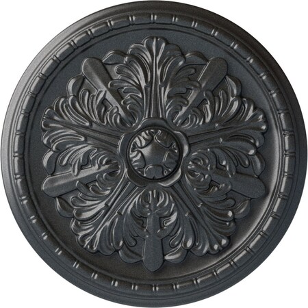 Washington Ceiling Medallion (Fits Canopies Up To 2 7/8), Hand-Painted Pewter, 17 1/8OD X 1 1/2P